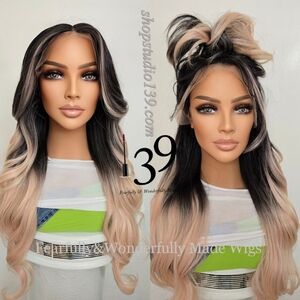 Omg HD Lace front Rosegold body wave wig